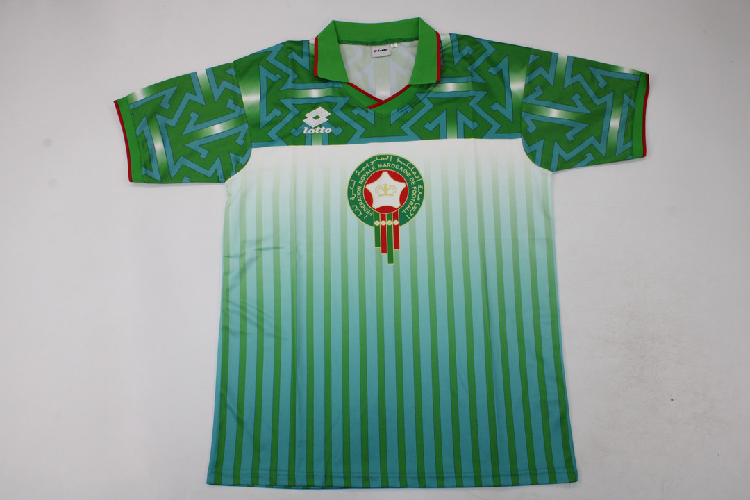 AAA Quality Morocco 1994 Away Green Soccer Jersey
